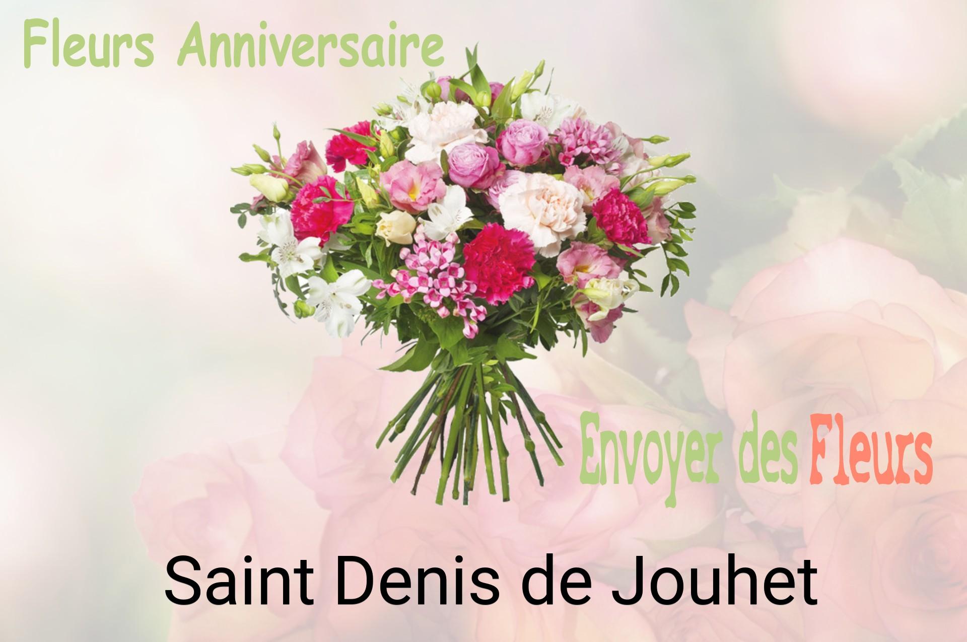 Bouquet de fleurs d’anniversaire livré à Saint-Denis-de-Jouhet
